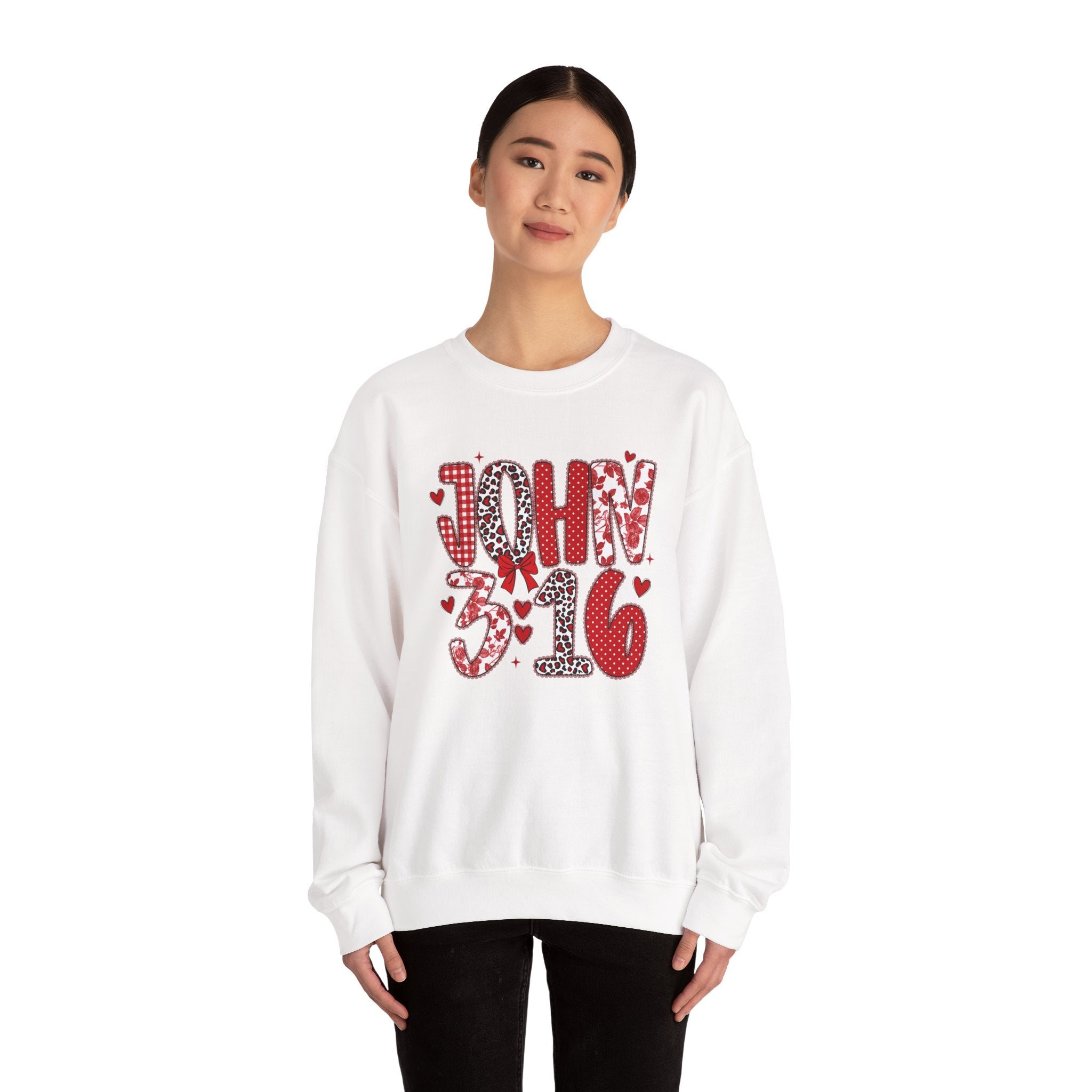 John 3:16 Valentine Sweatshirt