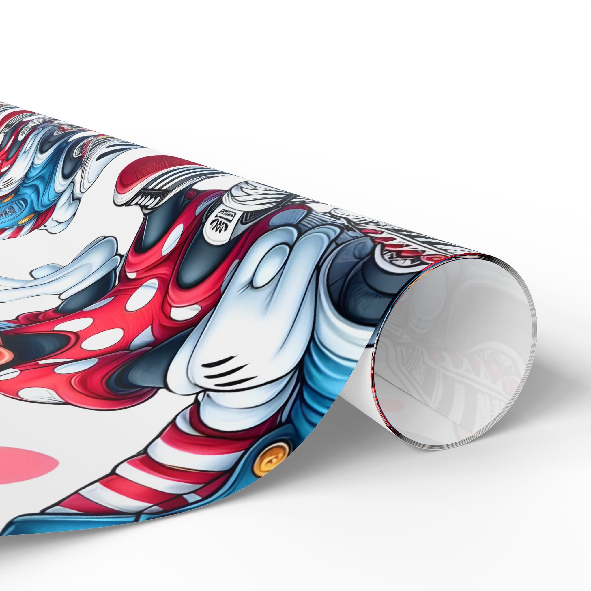 Cute Cartoon Mouse Kids Wrapping Paper — Playful Minnie & Friend Gift Wrap