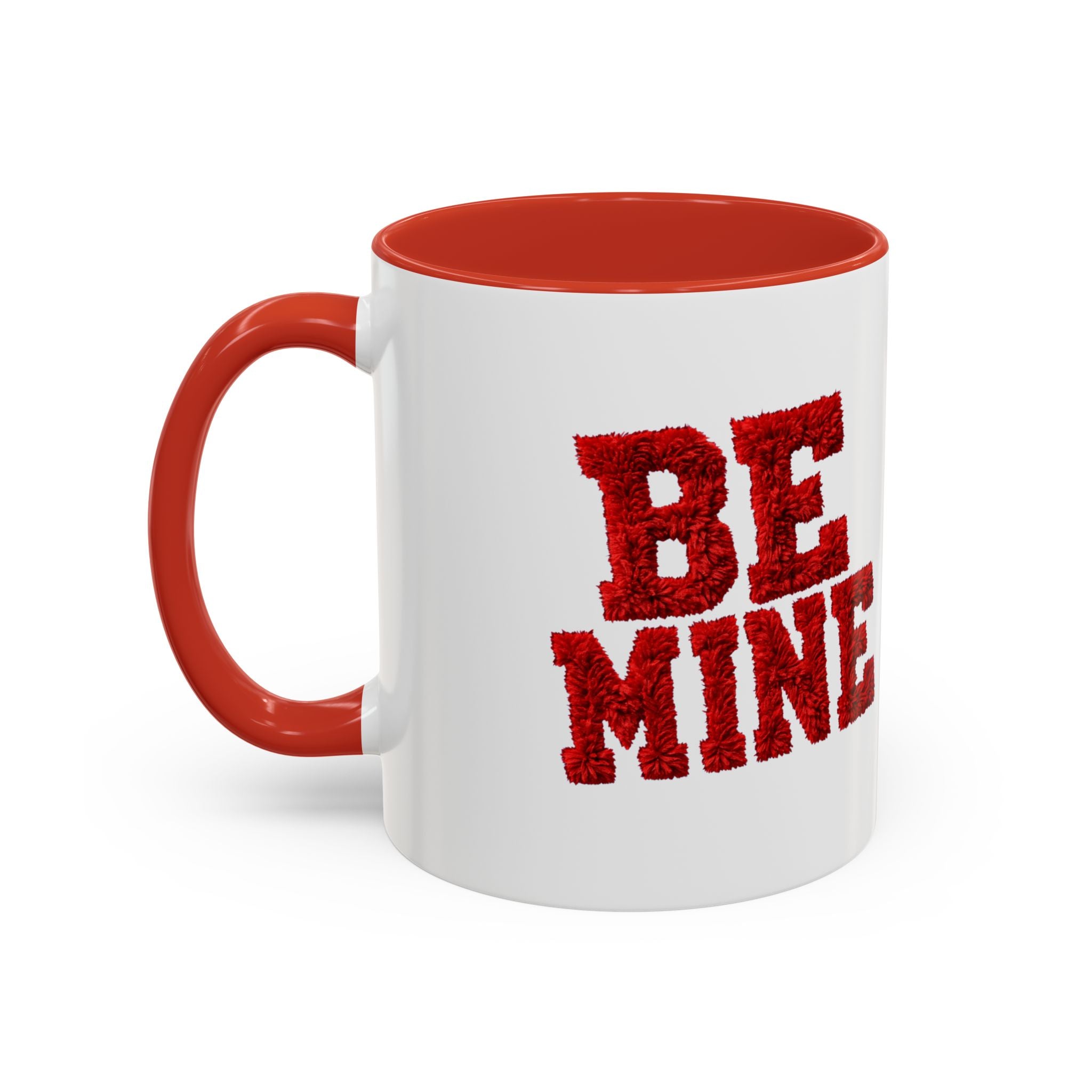 Cute Highland Cow Coffee Mug - "Be Mine" Valentine Accent Mug (11/15oz)