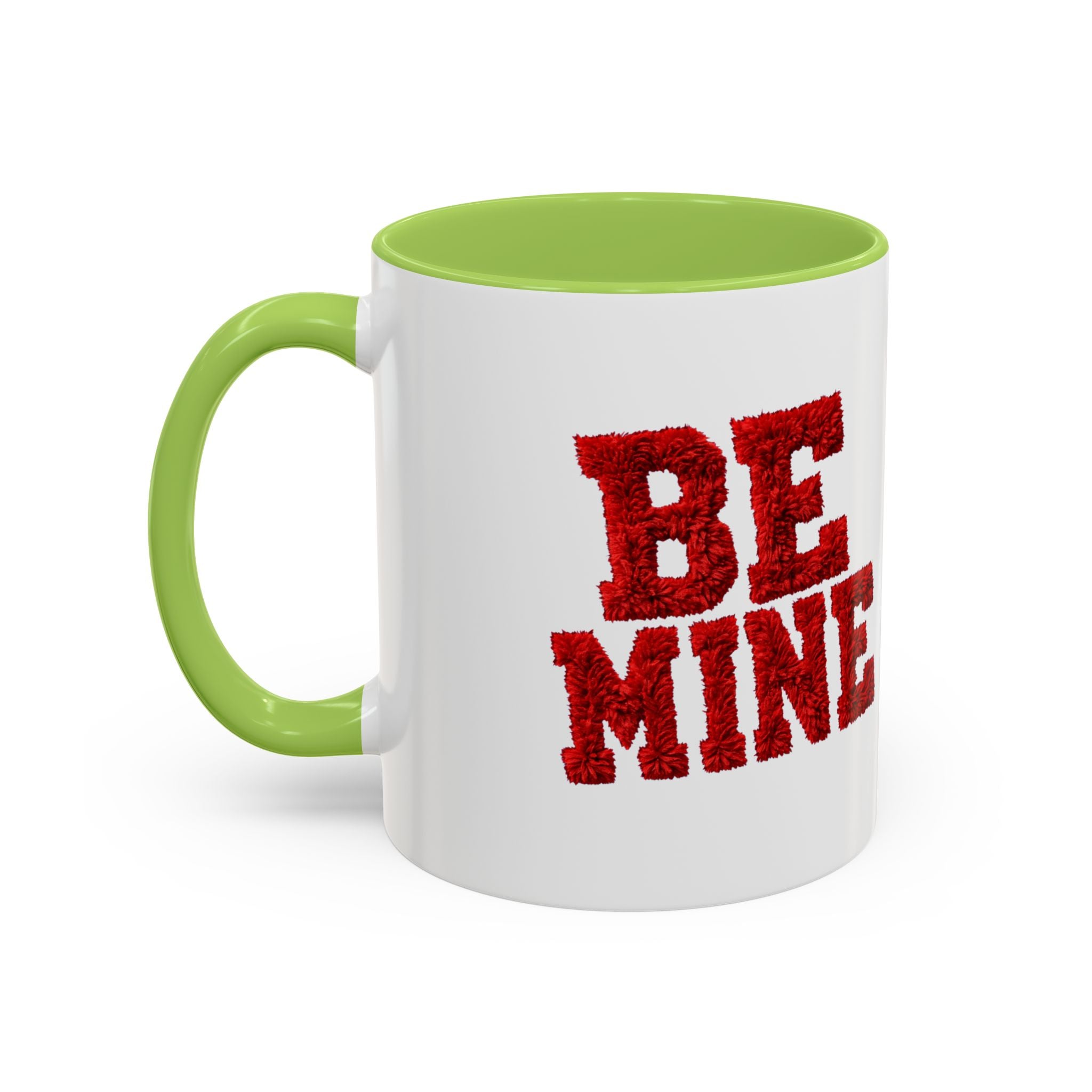 Cute Highland Cow Coffee Mug - "Be Mine" Valentine Accent Mug (11/15oz)