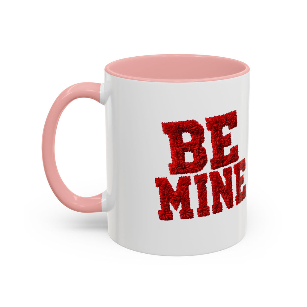Cute Highland Cow Coffee Mug - "Be Mine" Valentine Accent Mug (11/15oz)
