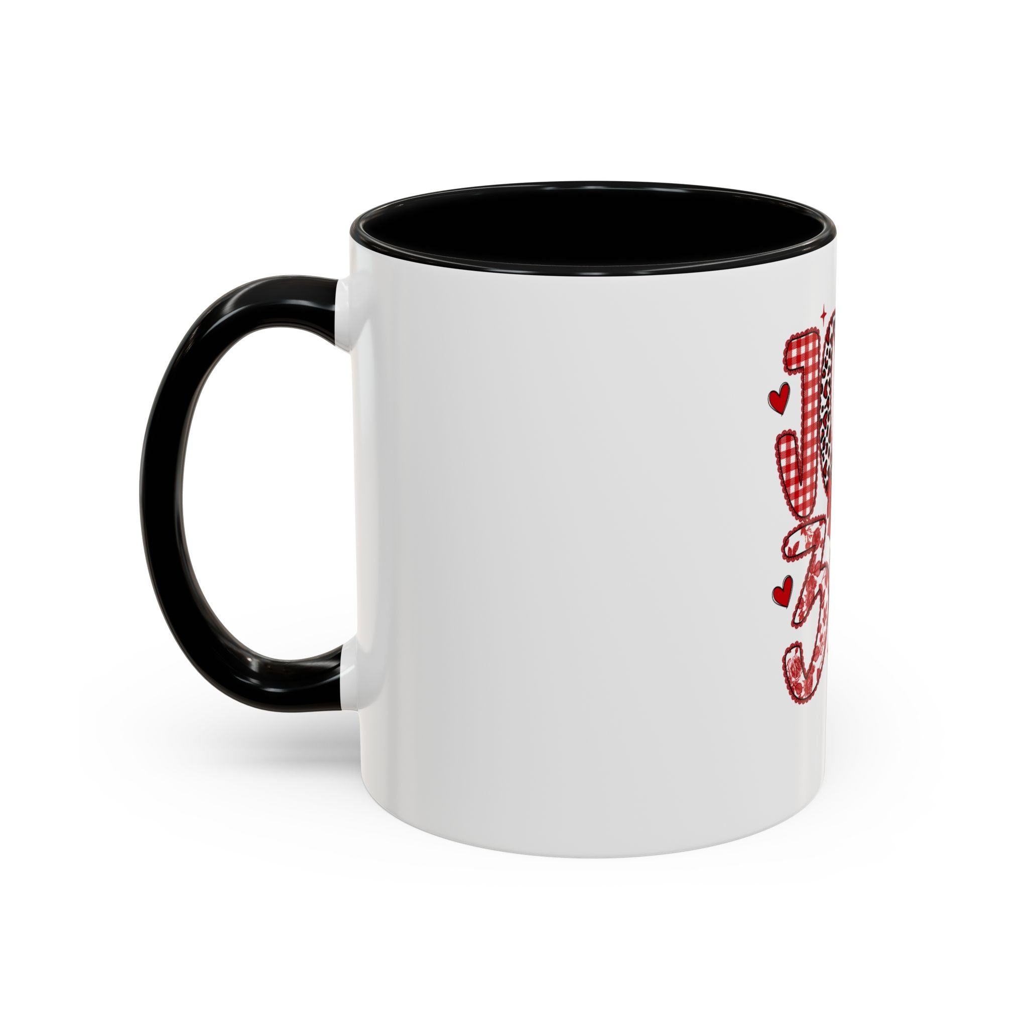 John 3:16 Faith Coffee Mug — Valentine Red Heart Accent 11/15oz