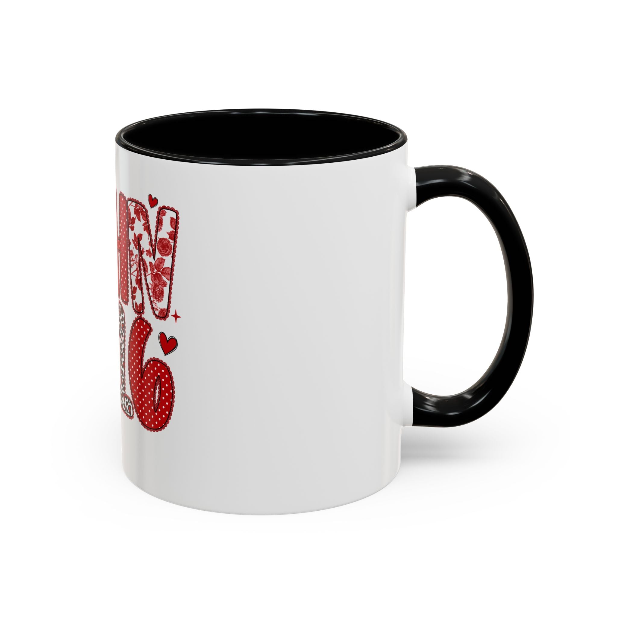 John 3:16 Faith Coffee Mug — Valentine Red Heart Accent 11/15oz