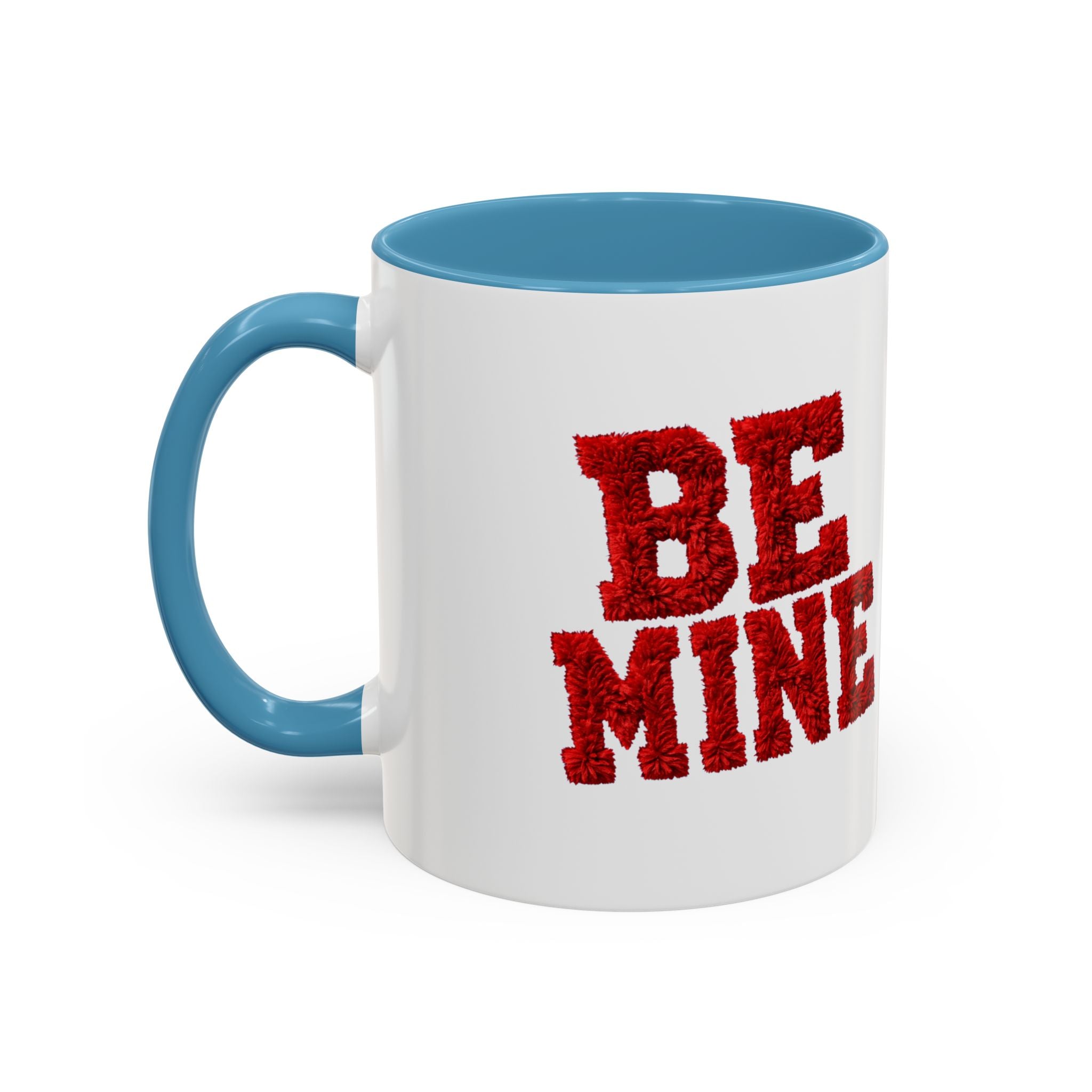 Cute Highland Cow Coffee Mug - "Be Mine" Valentine Accent Mug (11/15oz)