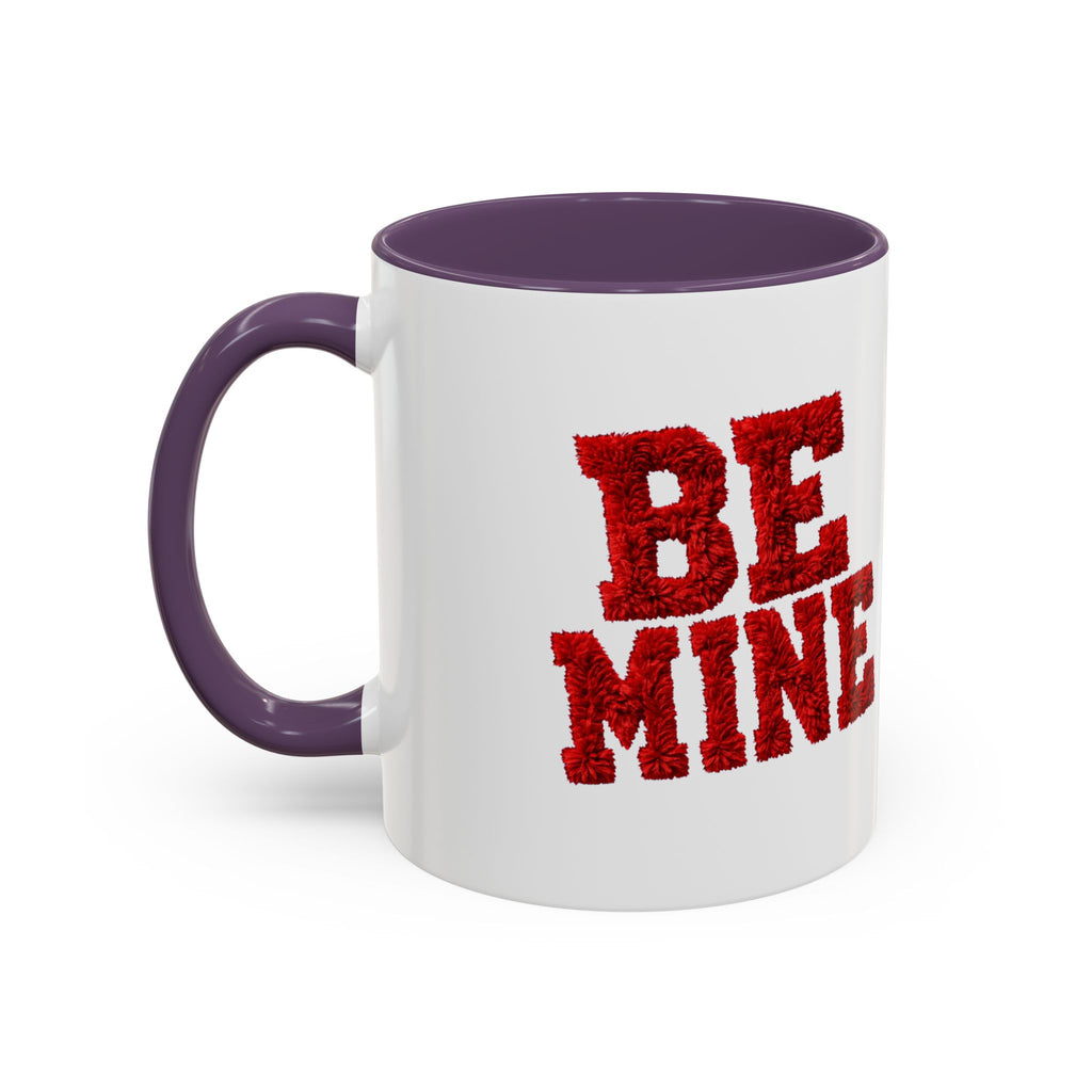 Cute Highland Cow Coffee Mug - "Be Mine" Valentine Accent Mug (11/15oz)