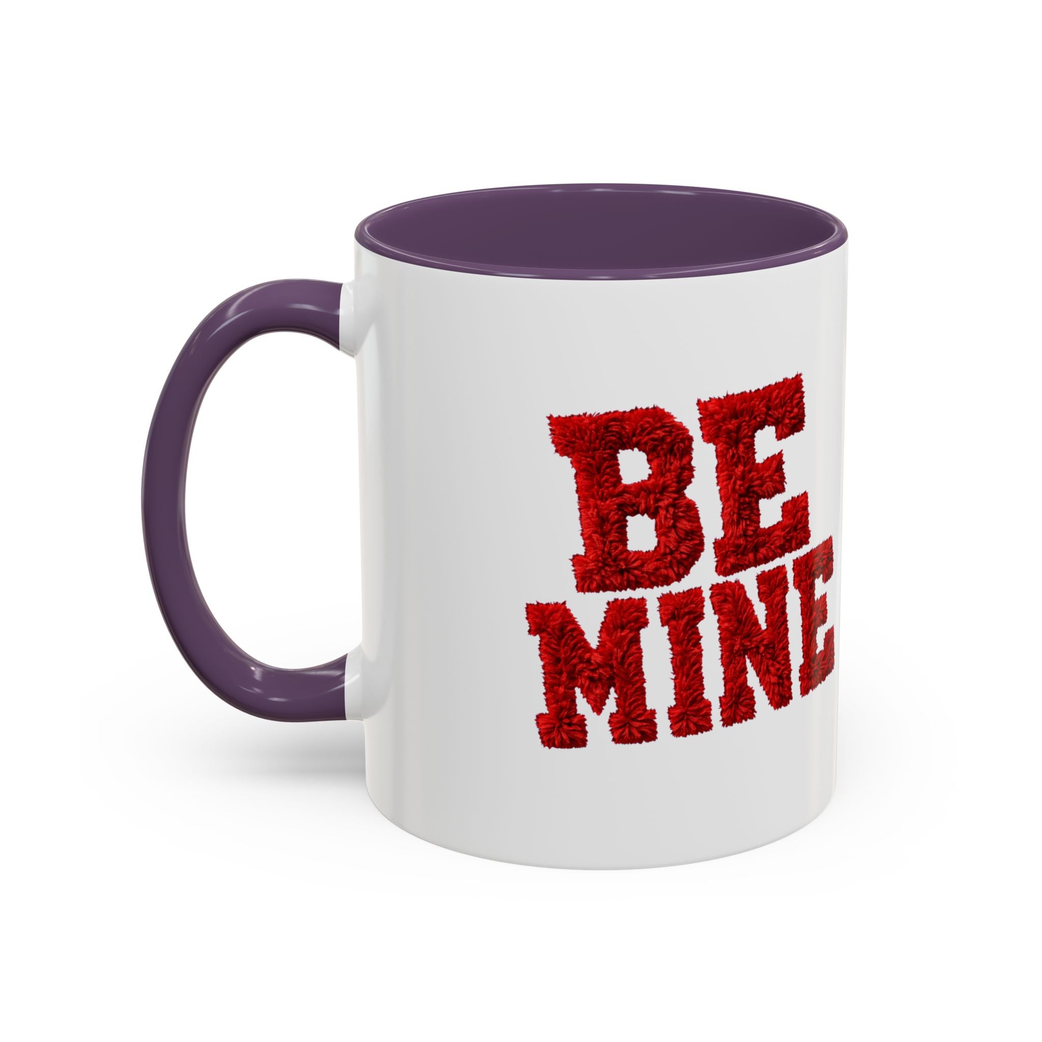 Cute Highland Cow Coffee Mug - "Be Mine" Valentine Accent Mug (11/15oz)