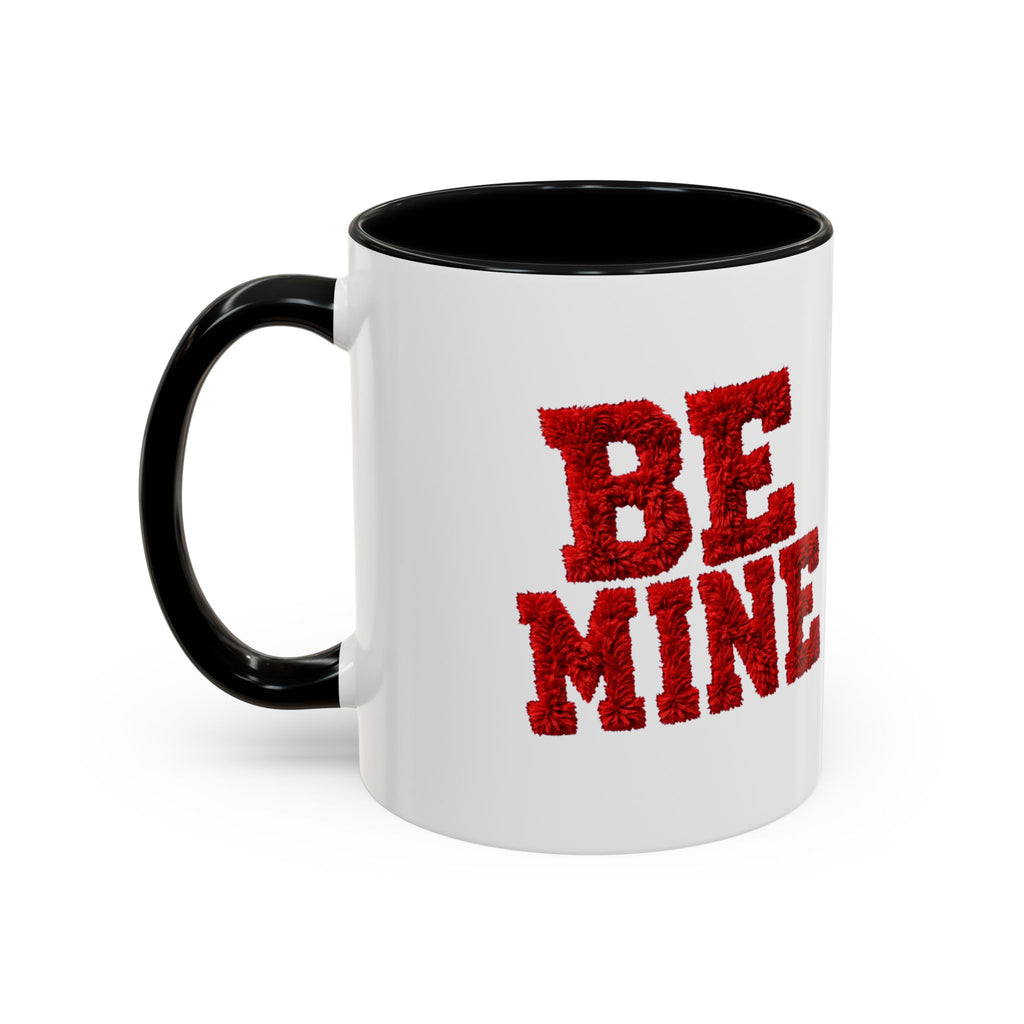 Cute Highland Cow Coffee Mug - "Be Mine" Valentine Accent Mug (11/15oz)