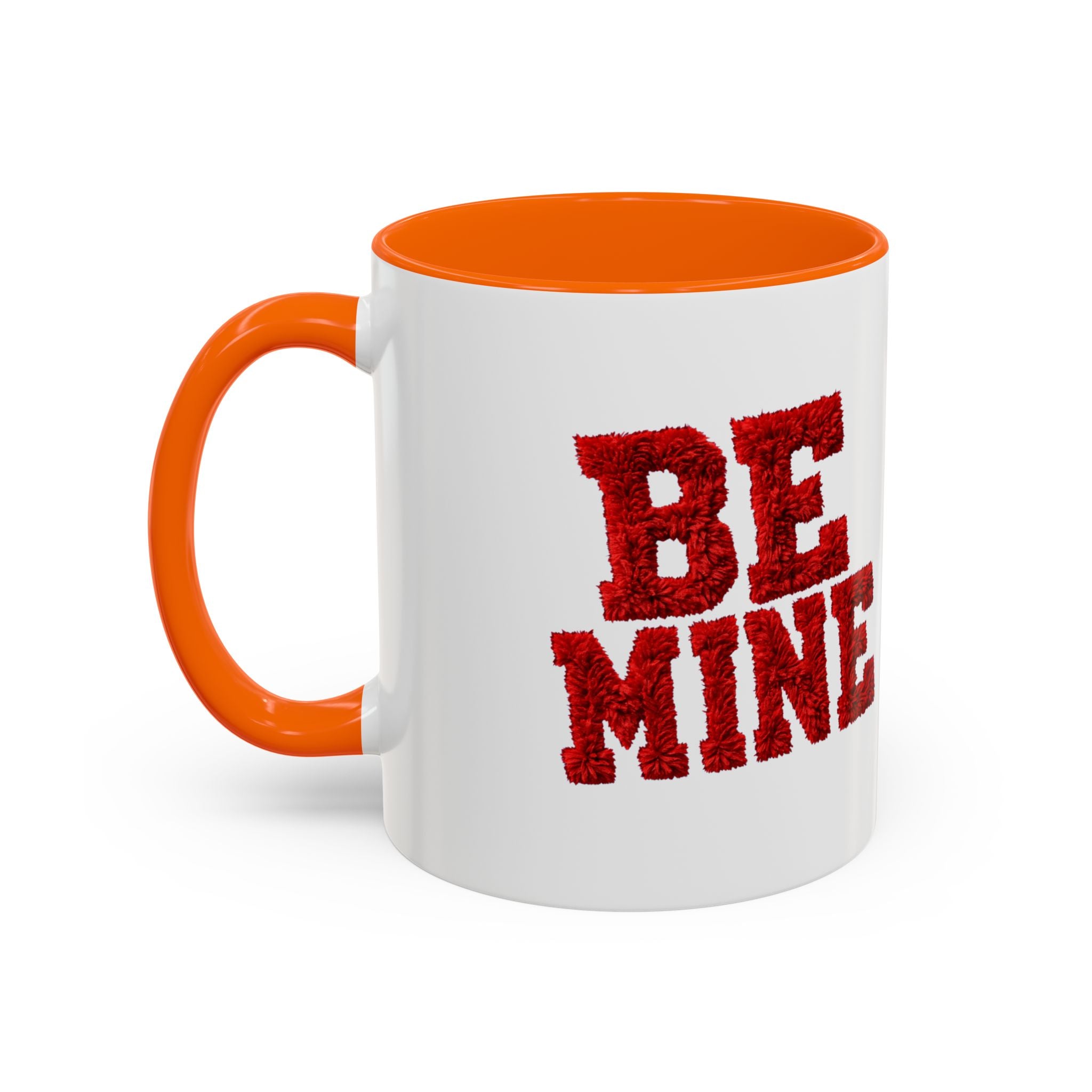 Cute Highland Cow Coffee Mug - "Be Mine" Valentine Accent Mug (11/15oz)